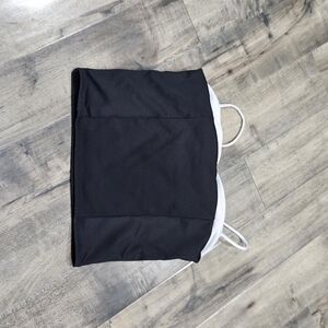 Elegant Black and White Women's Dress